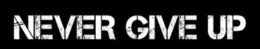 Never Give Up Logo